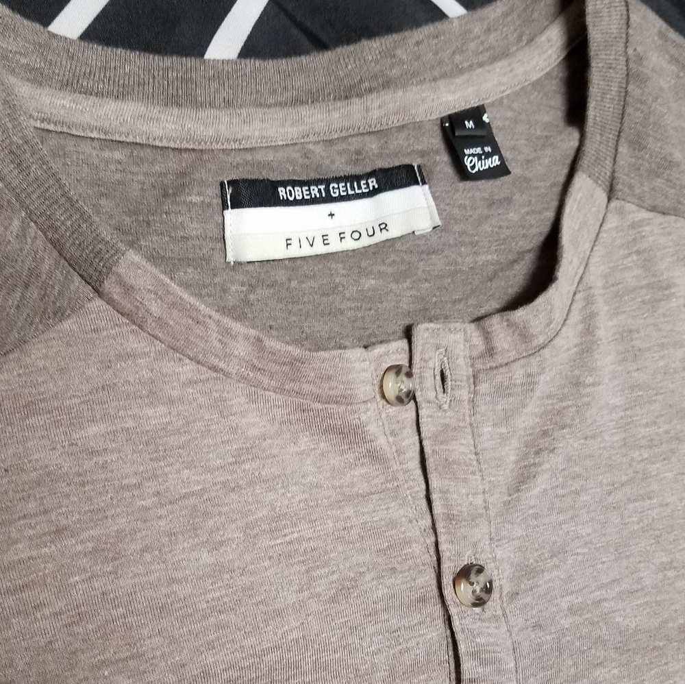 NWOT Robert Geller + Five Four Henley - Picture 5 of 5